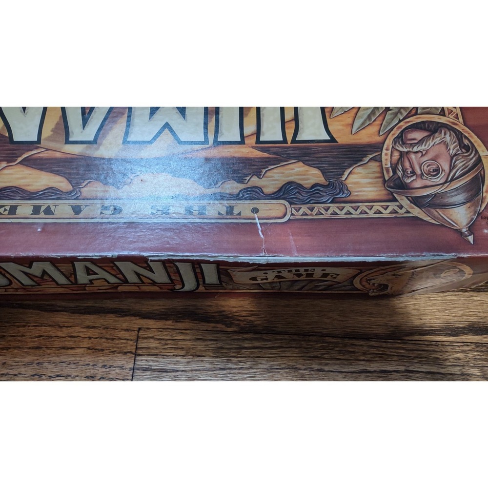 Jumanji The Game 1995 Milton Bradley Board Game Vintage Red Decoder 4634-L1 - Picture 4 of 10